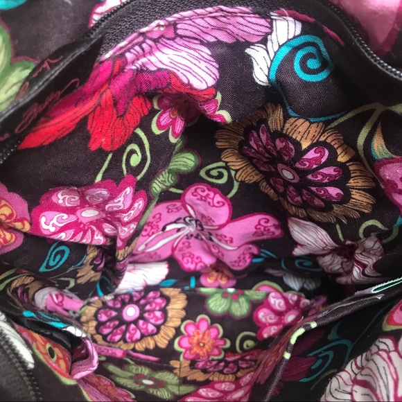 Vera Bradley Mod Floral PINK Crossbosy Hipster EUC - Picture 8 of 11